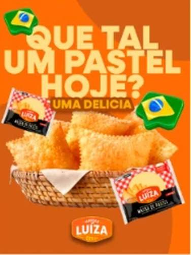 Pastéis feitos com Massa de Pastel Luíza