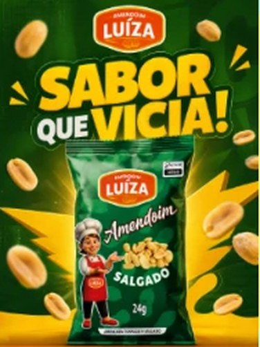 Amendoim Salgado Luíza
